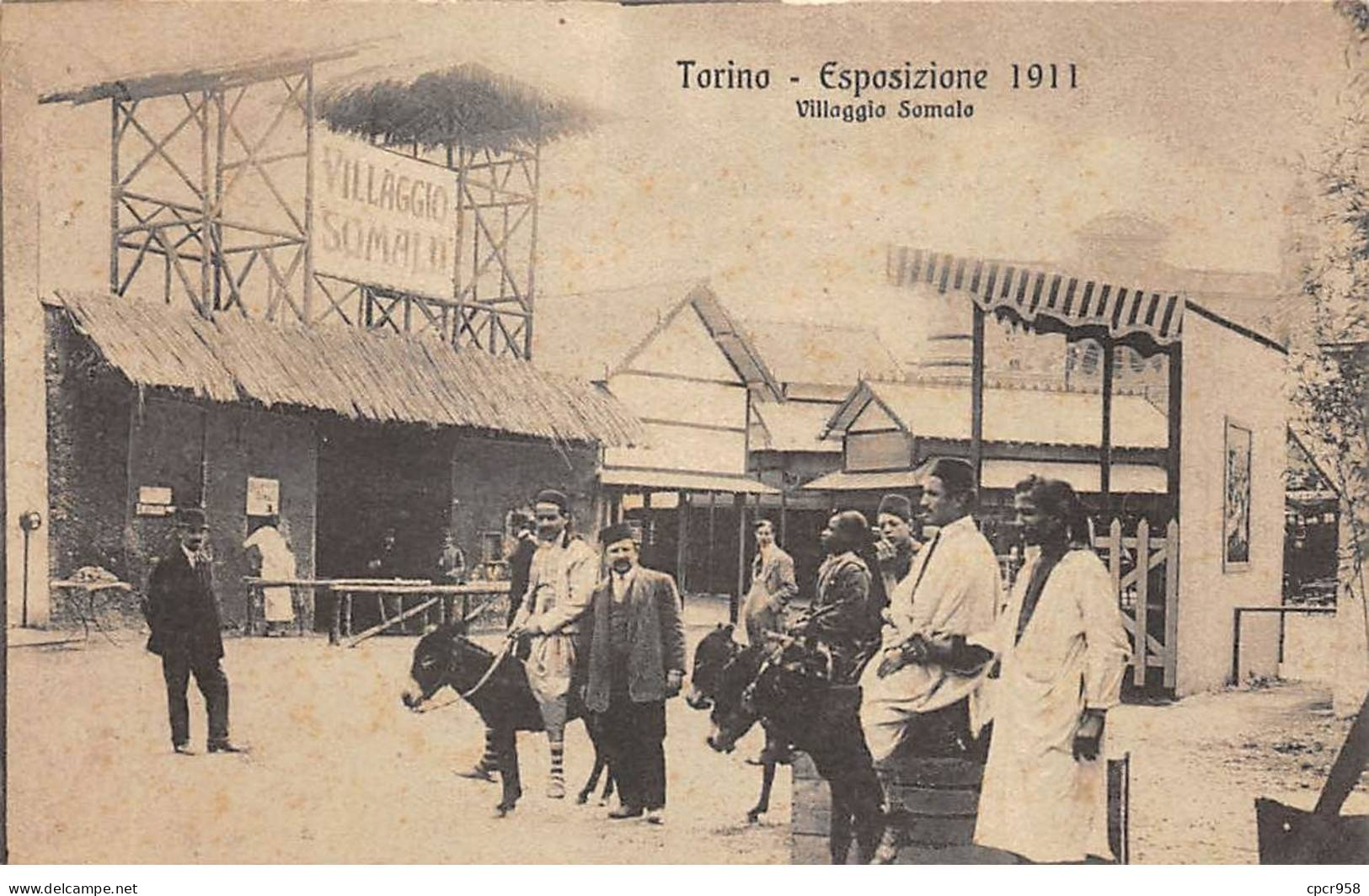 ITALIE - SAN51080 - Rorino - Esposizione 1911 - Villaggio Somalo - Autres & Non Classés