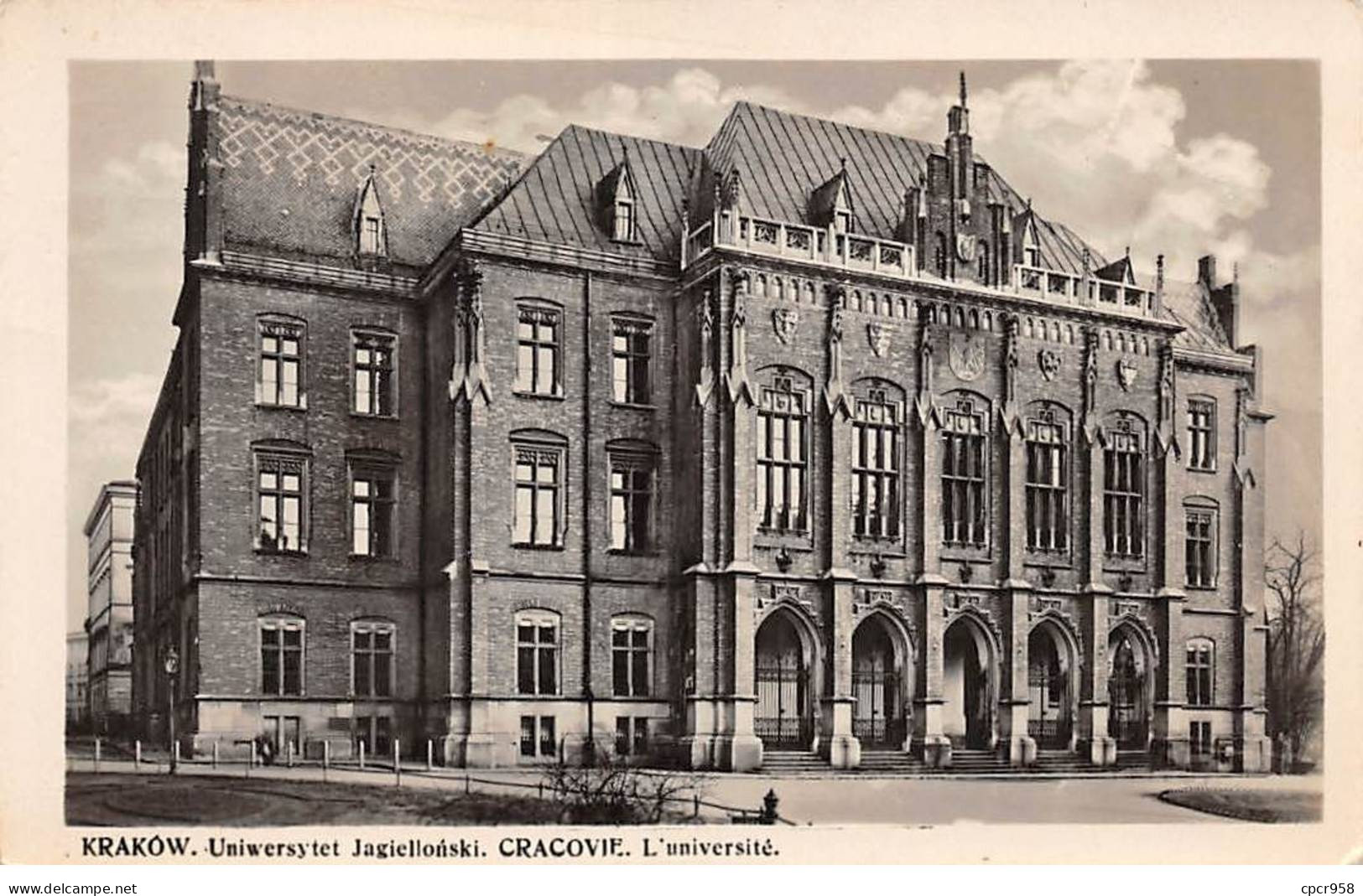 POLOGNE - SAN51097 - Krakow Uniwersytet Jagiellonske Cracovie - L'université - Polen