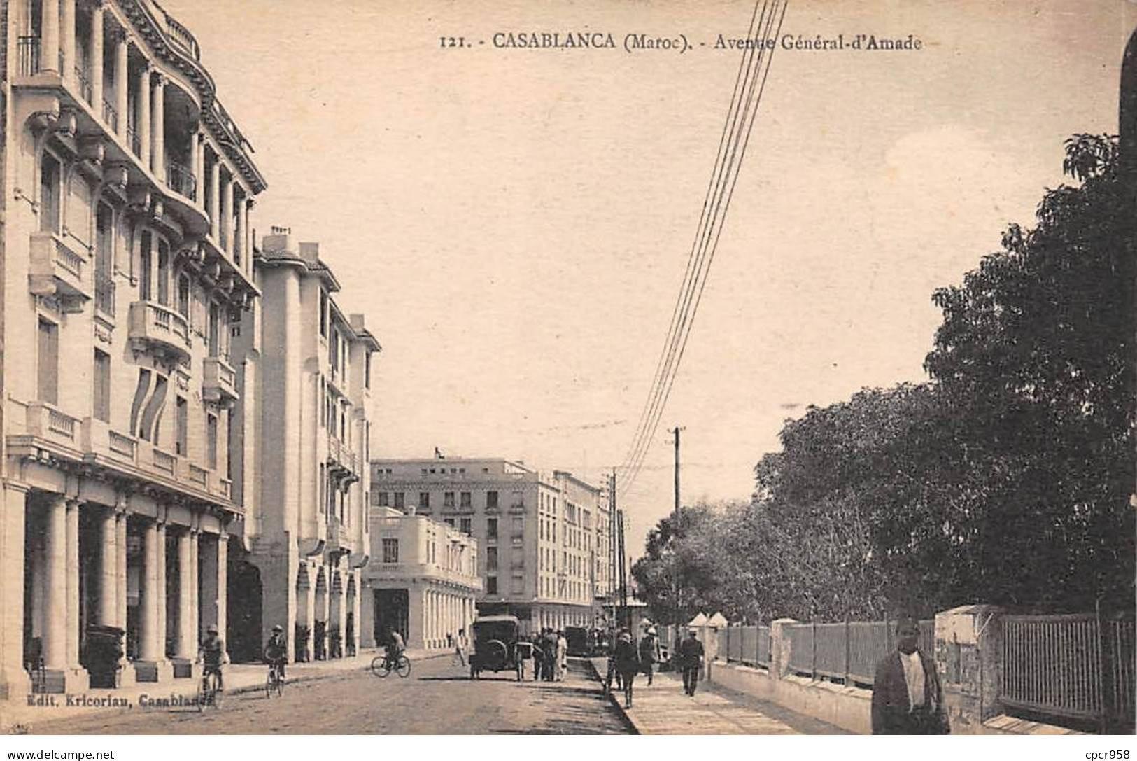 MAROC - SAN51119 - Casablanca - Avenue Général D'Amade - Casablanca