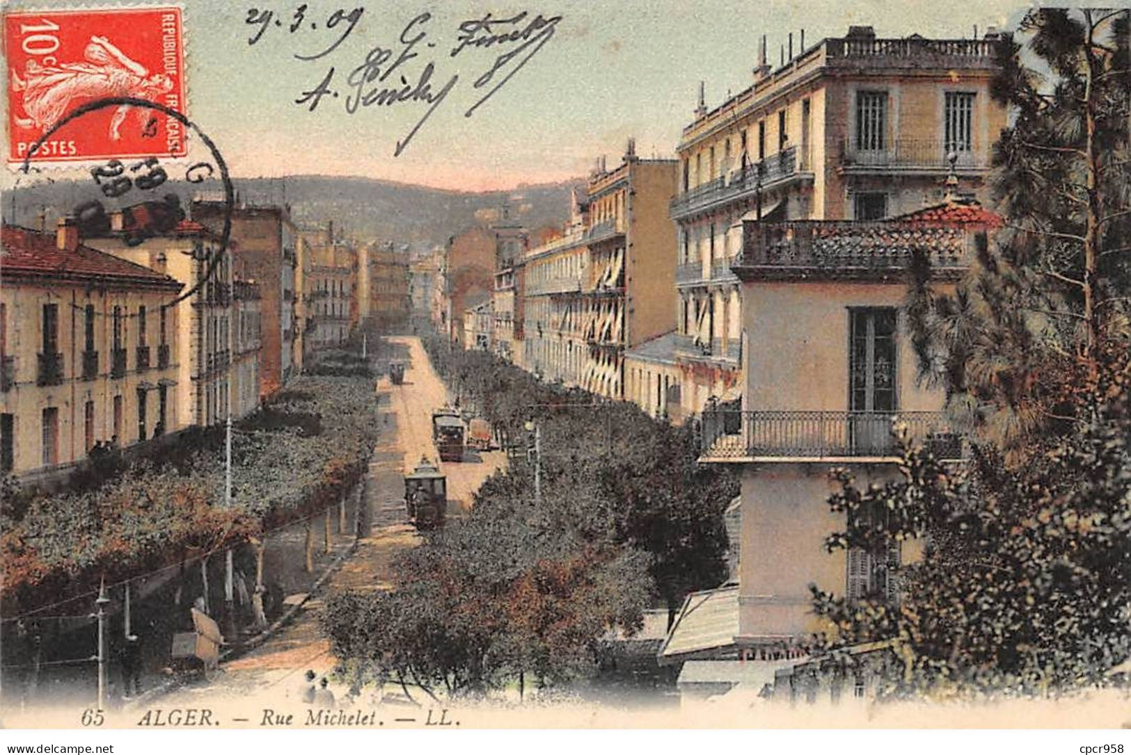 ALGERIE - SAN51153 - Alger - Rue Michelet - Alger