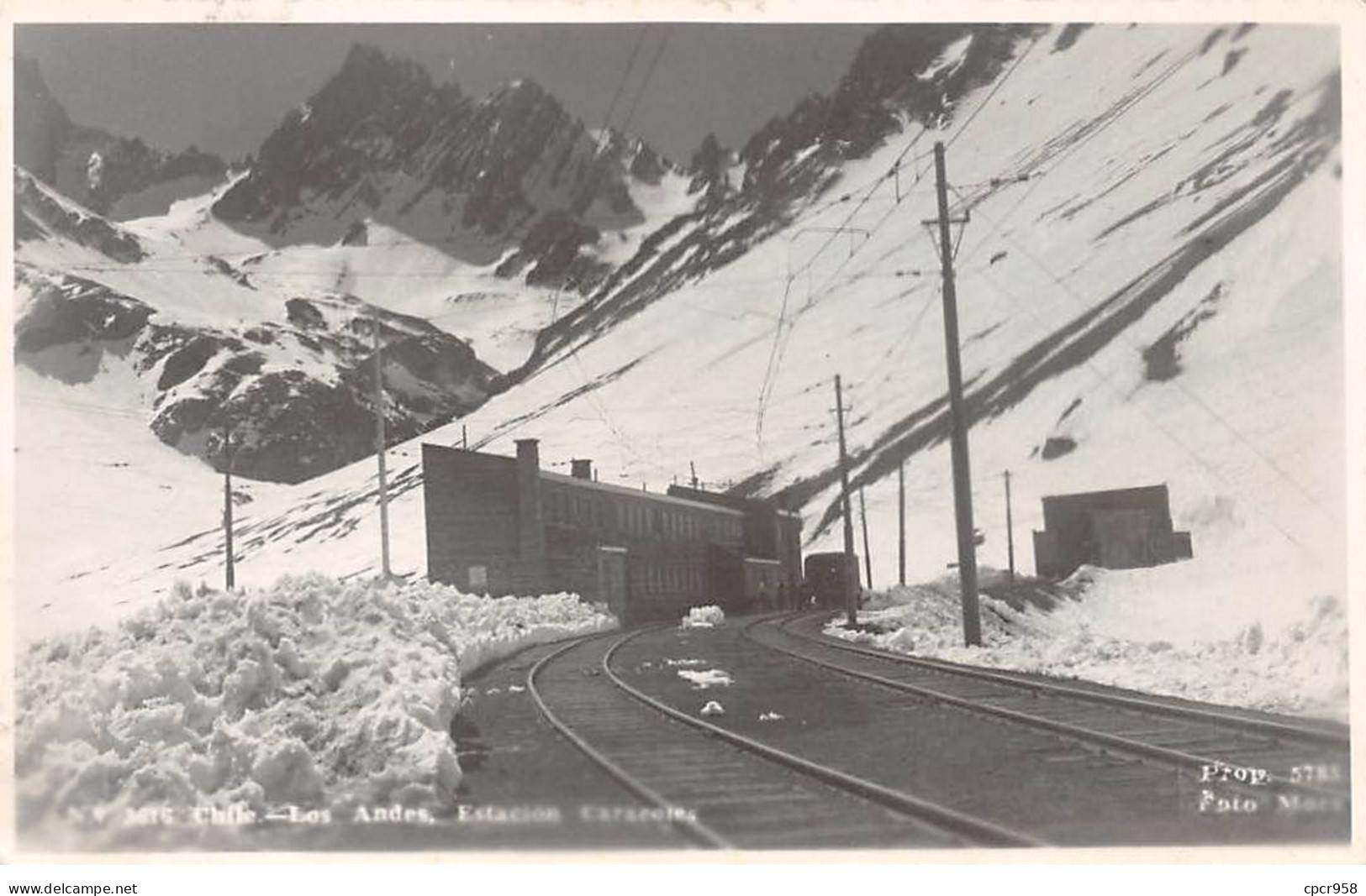 CHILI - SAN51284 - Carte Photo - Los Andes - Estacion Caracoles - Chile