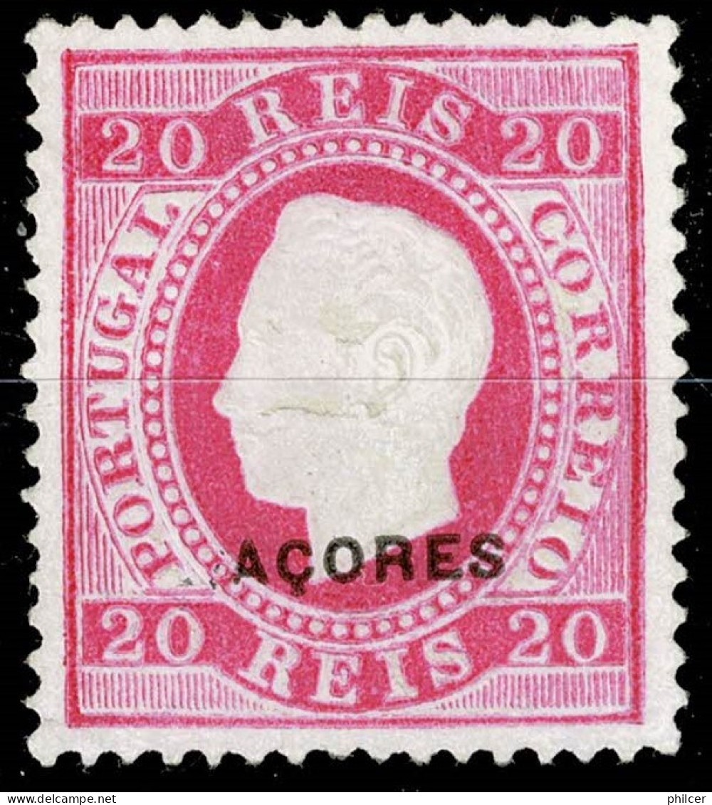 Açores, 1885, # 58c Dent. 13 1/2, MNG - Açores