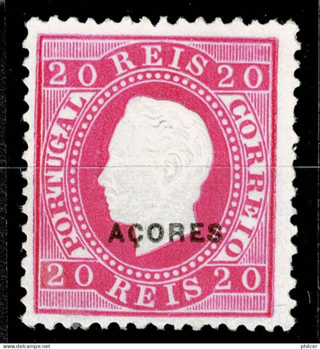 Açores, 1885, # 58a Dent. 12 3/4, MNG - Azoren