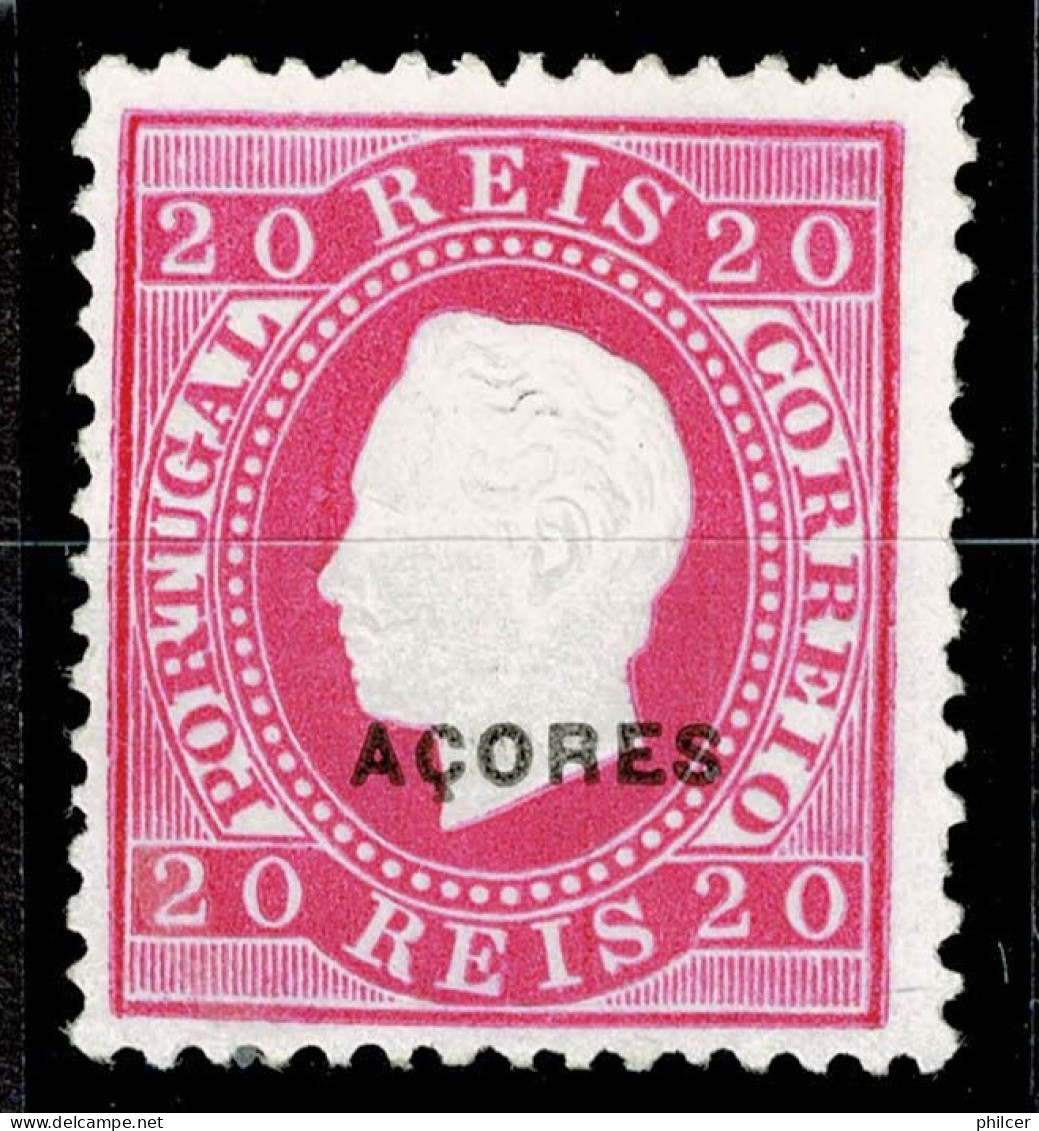 Açores, 1885, # 58a Dent. 12 3/4, MNG - Azores