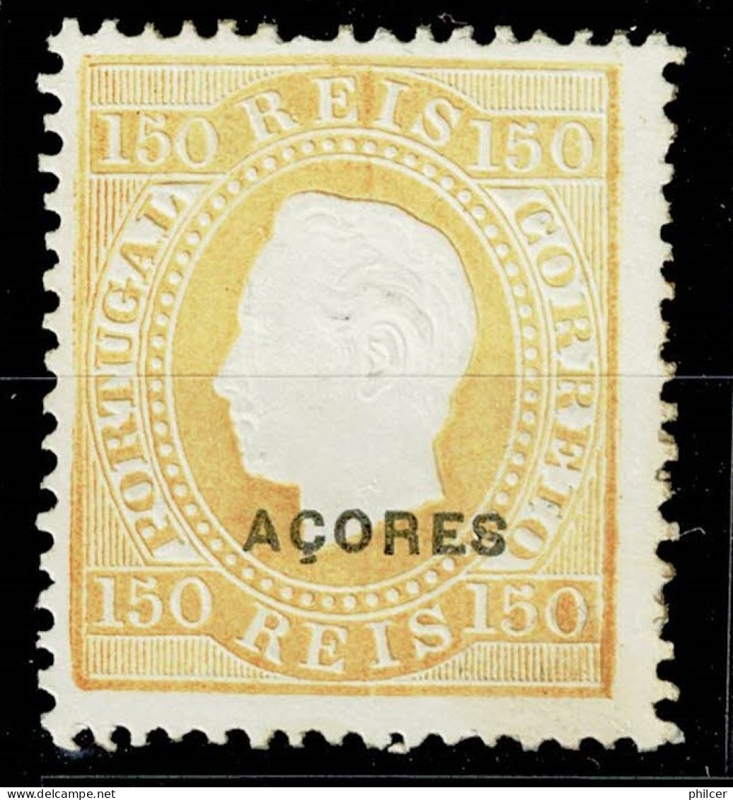 Açores, 1882, # 44c Dent. 13 1/2, MNG - Açores