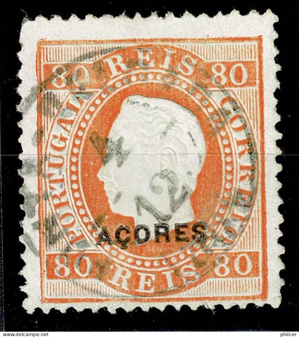 Açores, 1882, # 41b Dent. 13 1/2, Used - Azores
