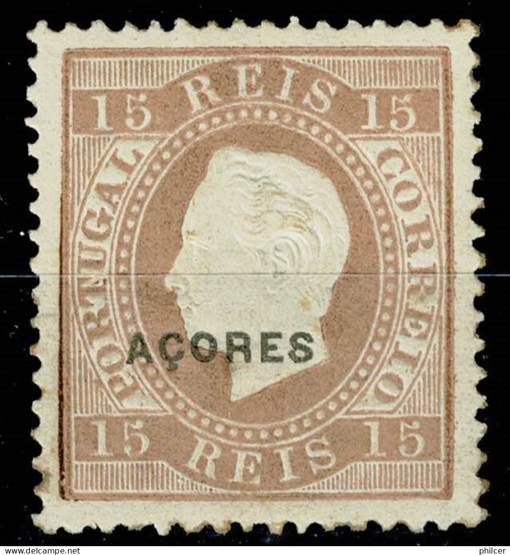 Açores, 1882, # 38a Dent. 13 1/2, MH - Azores