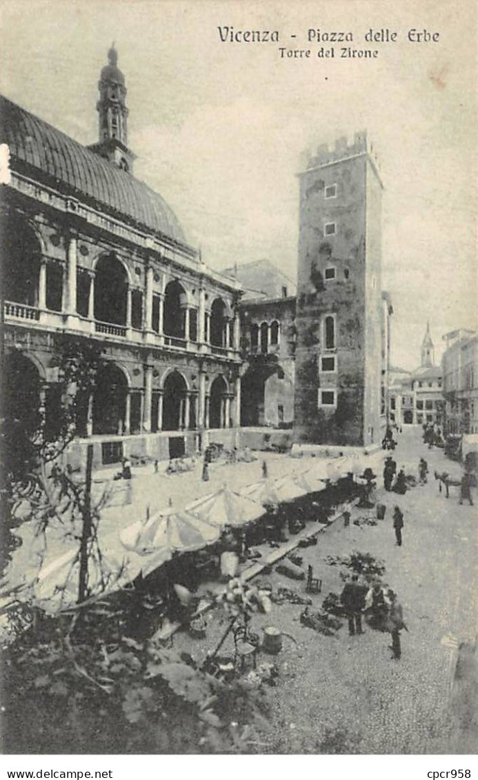 ITALIE - SAN48106 - Vicenza - Piazza Delle Erbe - Torre Del Zirone - Vicenza