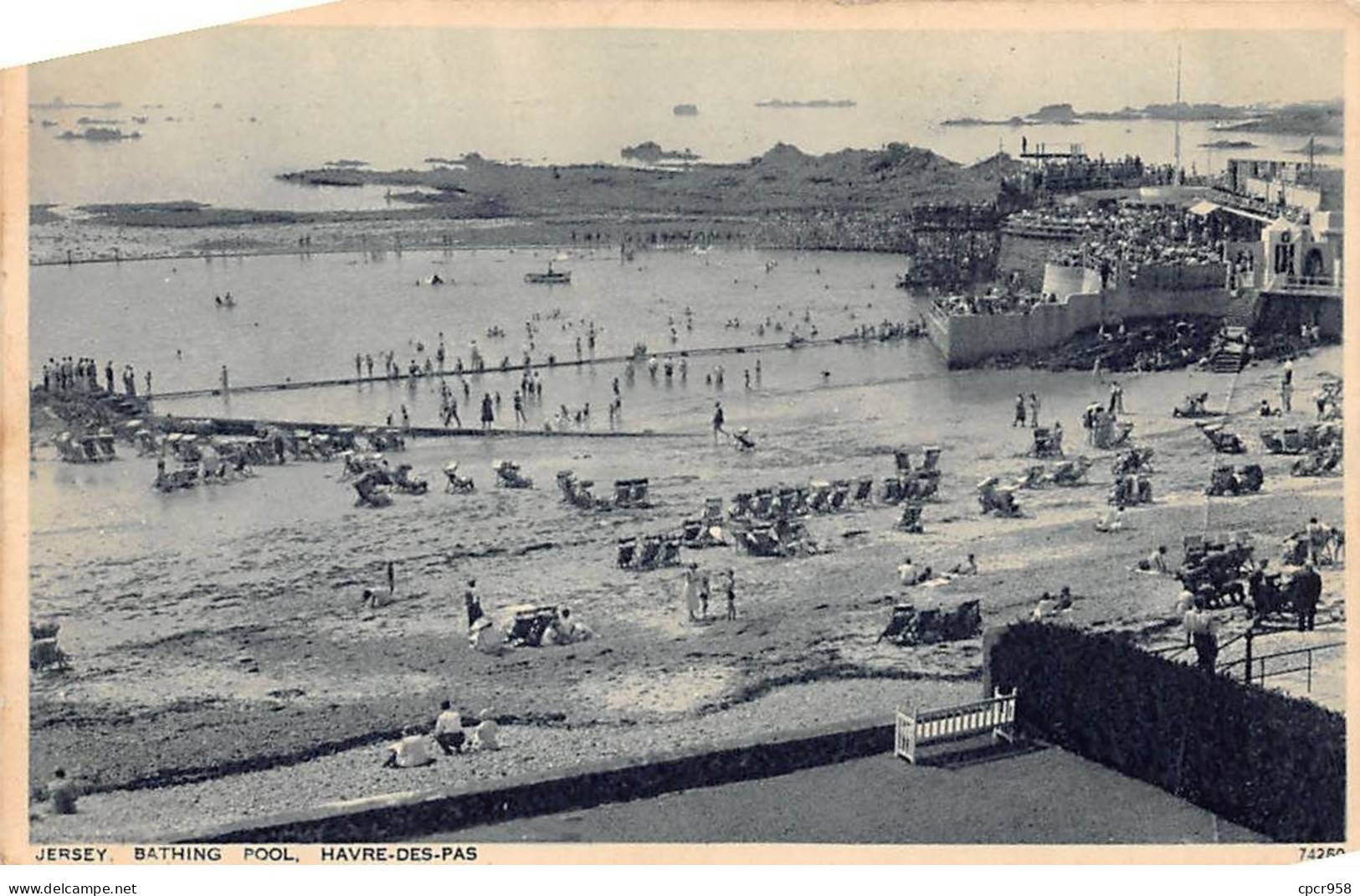 ROYAUME UNI- JERSEY - SAN48121 - Bathing Pool - Havre Des Pas - Carte Pub - Autres & Non Classés