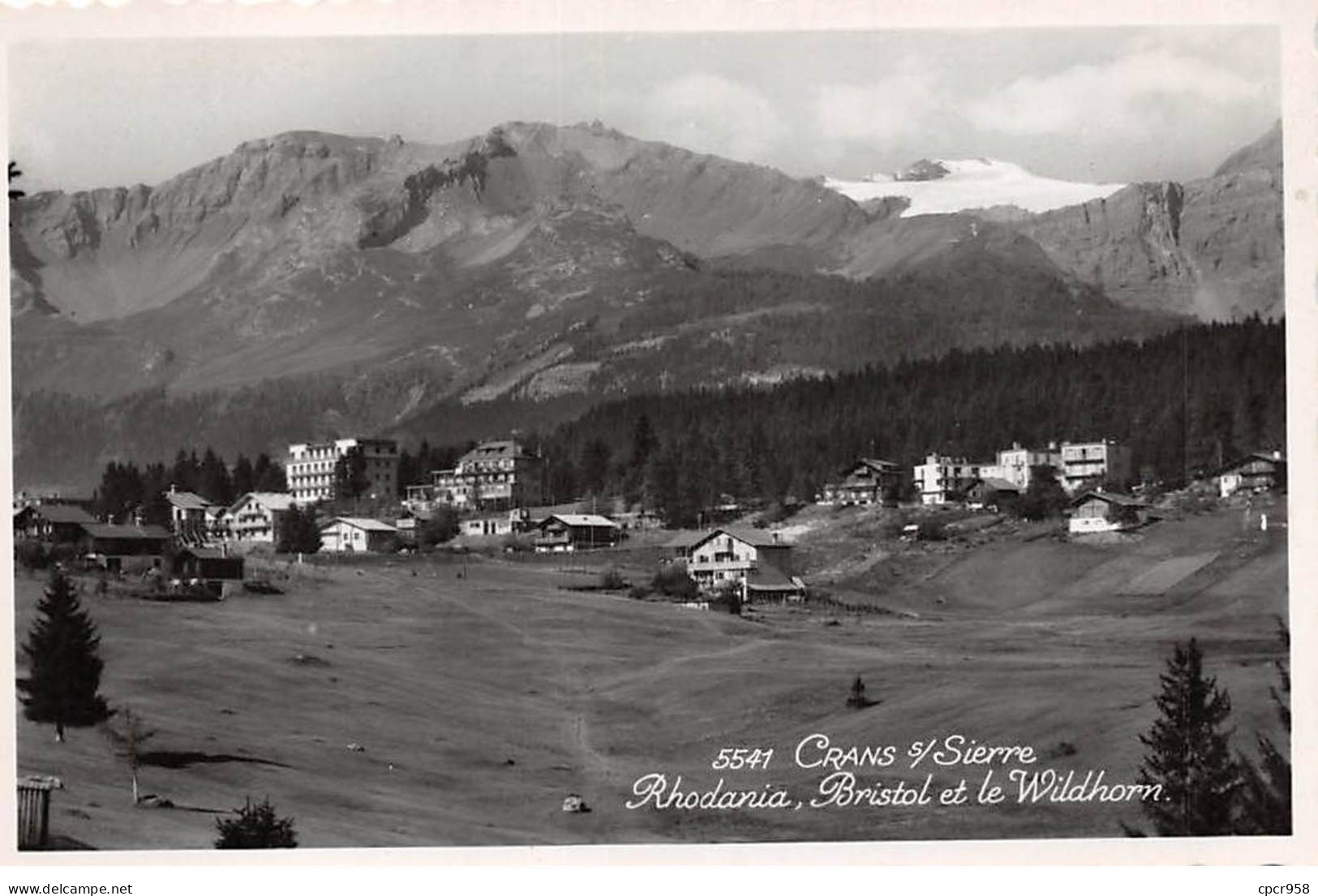 SUISSE - SAN48143 - Crans S/Sierre - Rhodania - Bristol Et Le Wildhorm - CPSM 14x9 Cm - Otros & Sin Clasificación