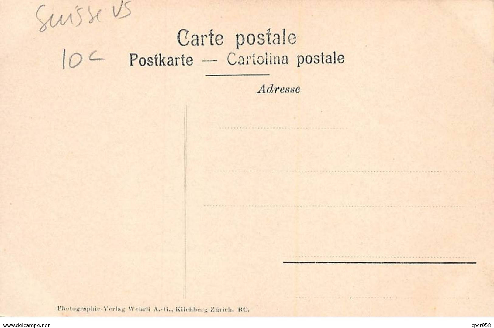 SUISSE - SAN48144 - Dörflein - Zum Ber Zermalt - Otros & Sin Clasificación