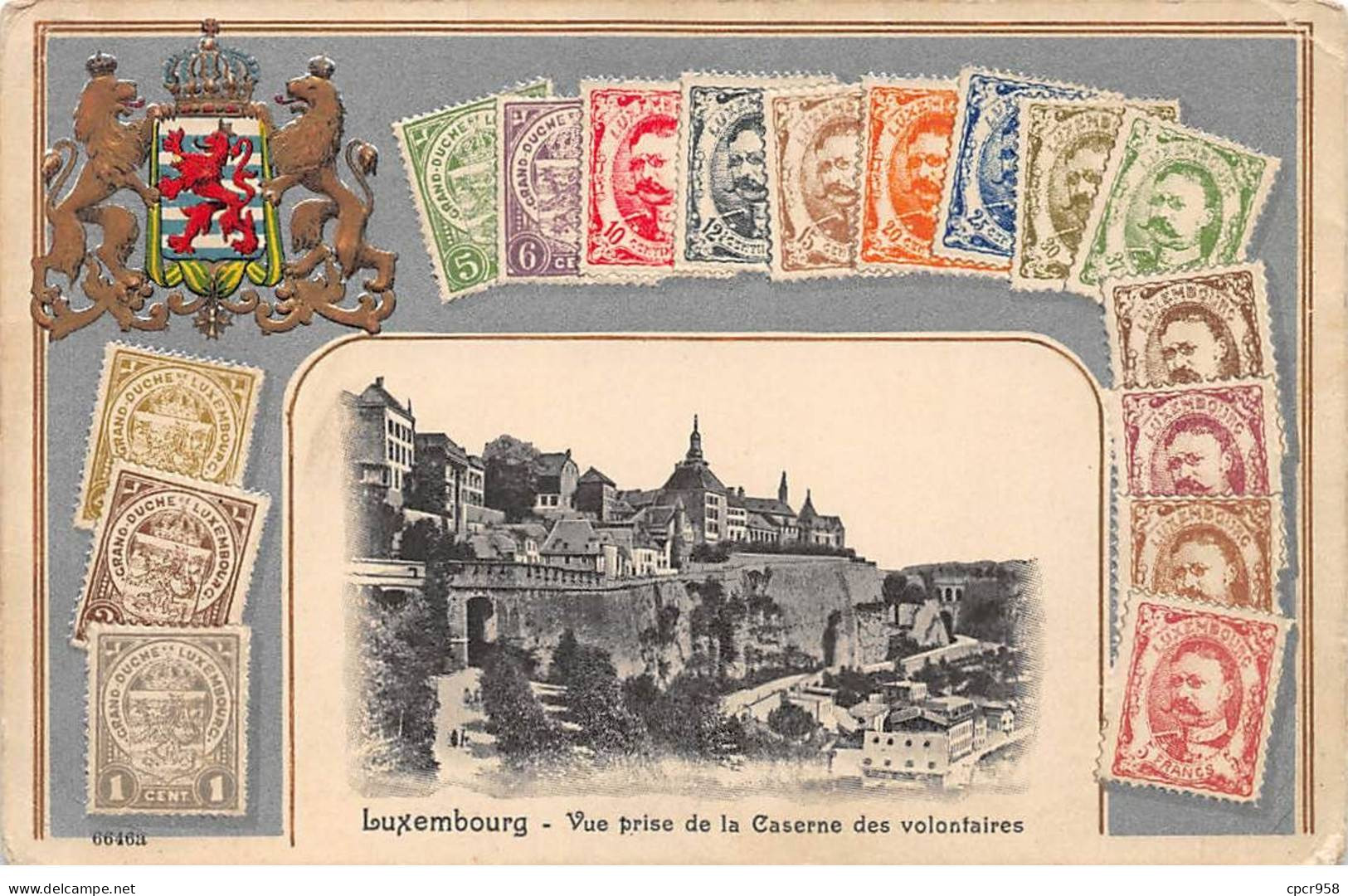 LUXEMBOURG - SAN48153 - Vue Prise De La Caserne Des Volontaires - Luxembourg - Ville
