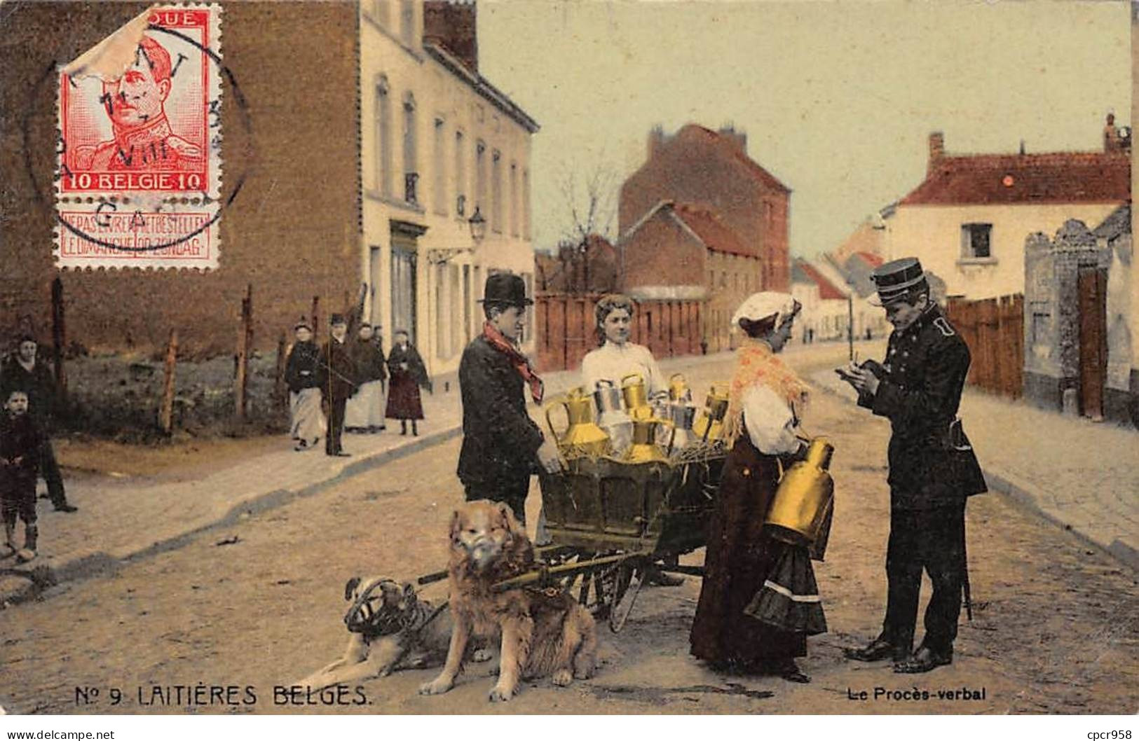 METIER - SAN48340 - Laitières Belges - Voiture à Chien - Other & Unclassified