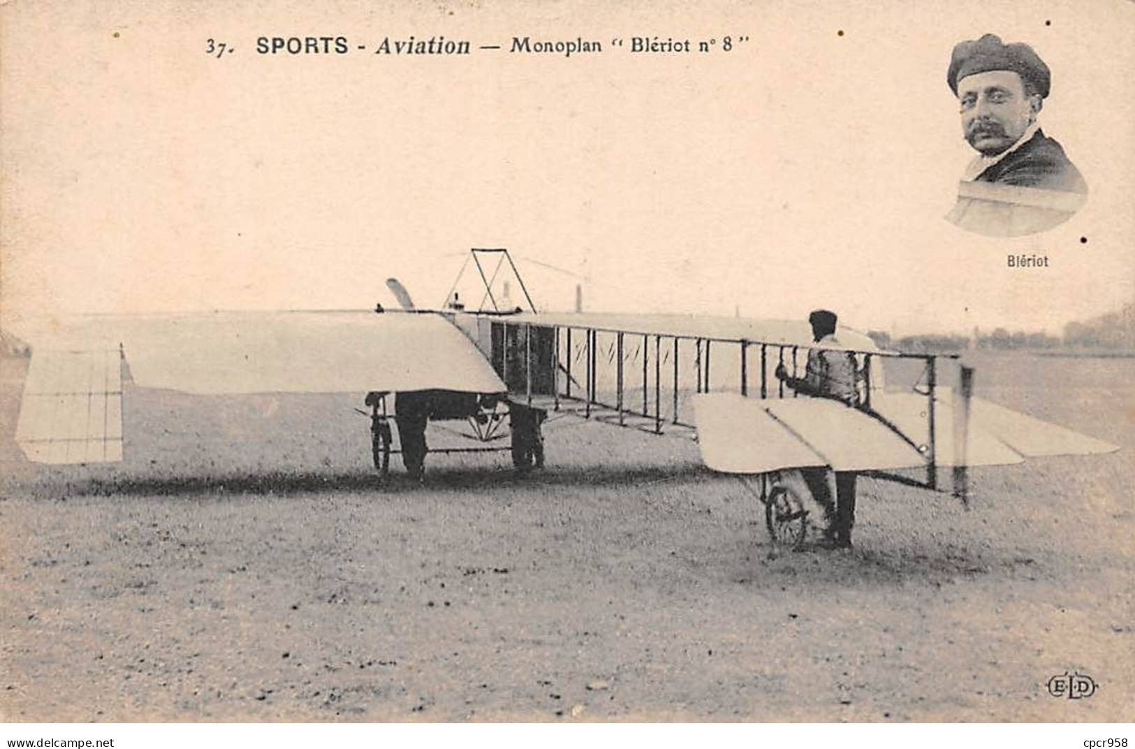 AVIATION - SAN48352 - Sports - Monoplan "Blériot N°8" - Aviadores