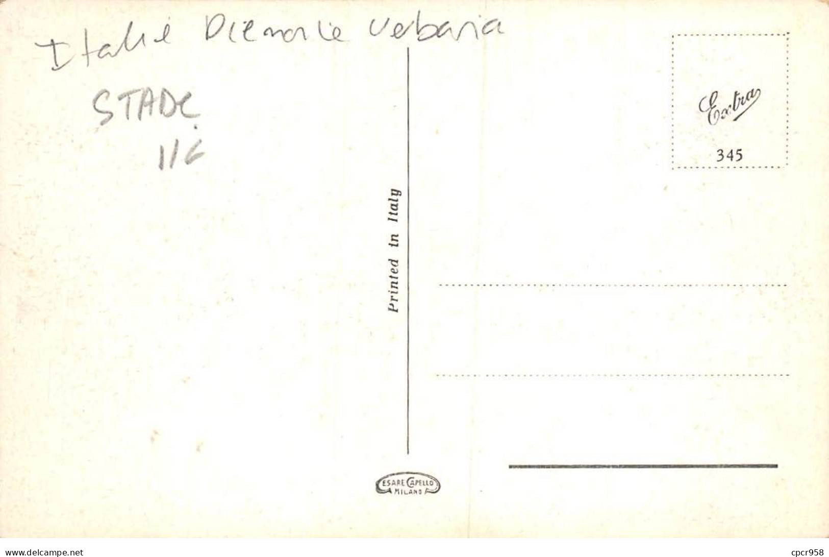 ITALIE - SAN48421 - Lago Maggiore - Stresa Borromeo - Panorama - Stade - Verbania