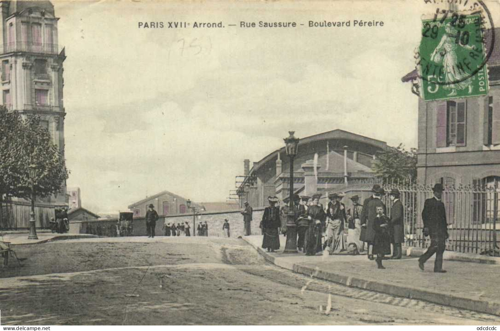 PARIS XVIIr Rue Saussure Boulevard Péreire Animée RV - Paris (17)