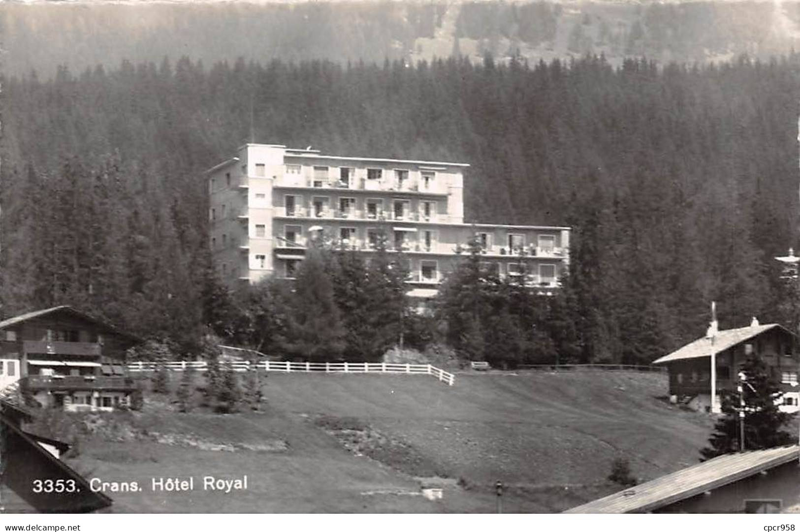 SUISSE - SAN48487 - Crans Hôtel Royal - CPSM 14 X9 Cm - Otros & Sin Clasificación