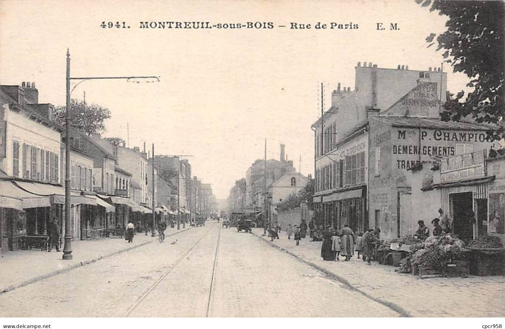 93 - MONTREUIL SOUS BOIS - SAN49544 - Rue De Paris - Montreuil