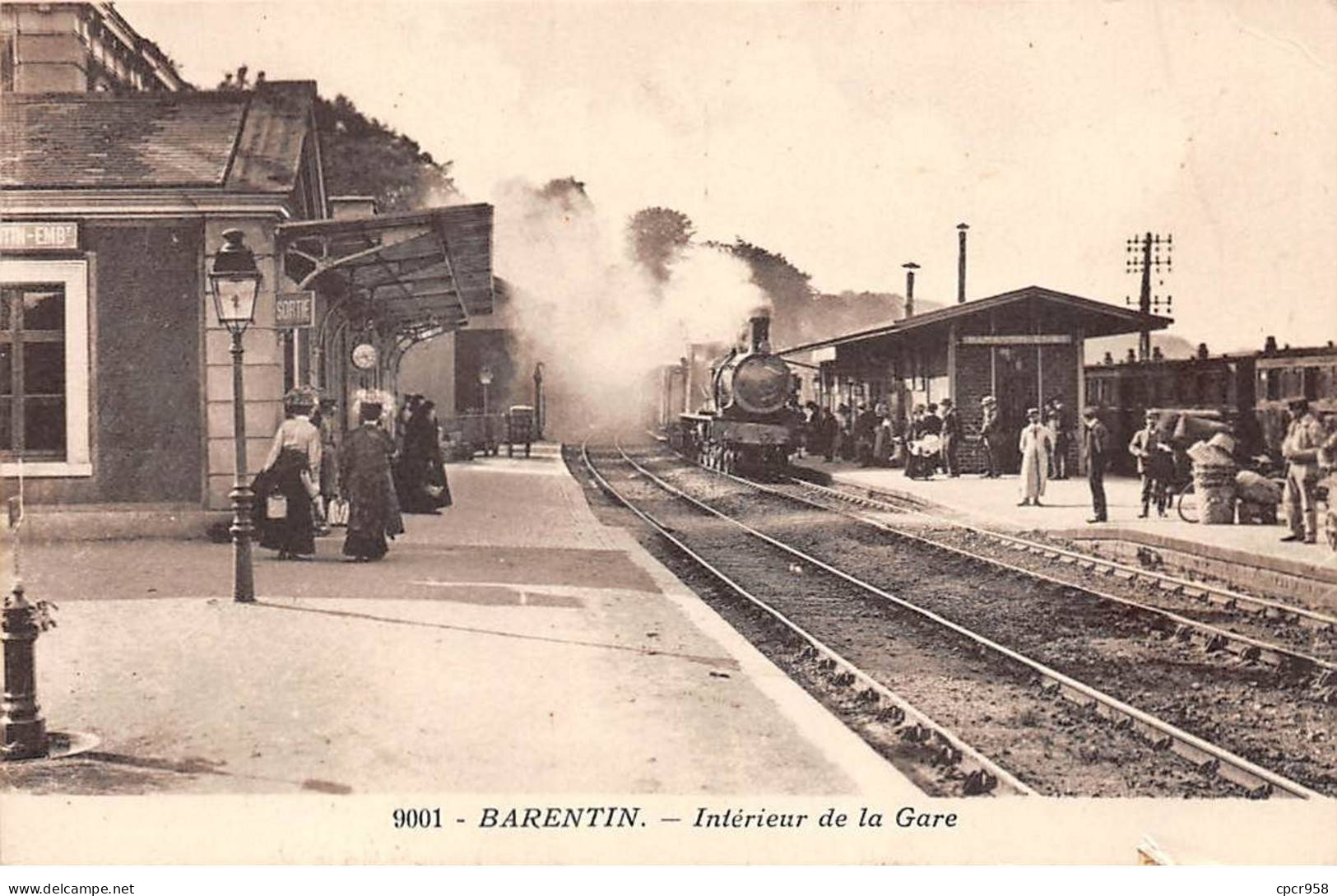 76 - BARENTIN - SAN49610 - Intérieur De La Gare - Train - Barentin
