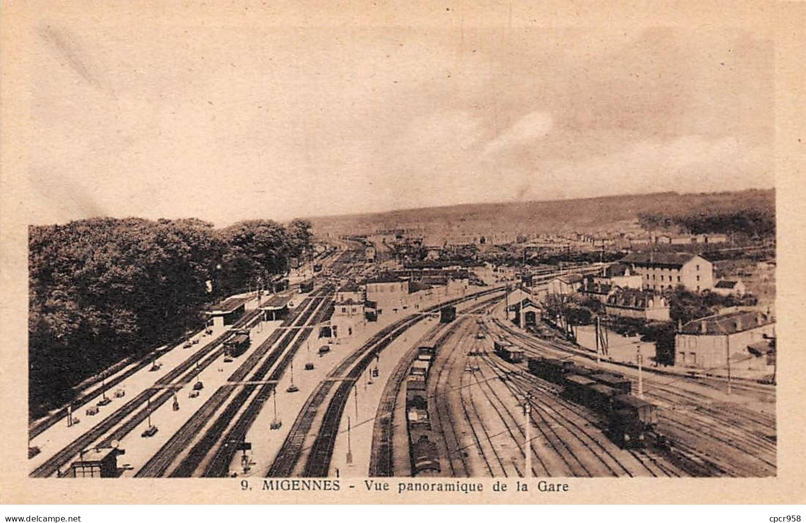 89 - MIGENNES - SAN49620 - Vue Panoramique De La Gare - Migennes