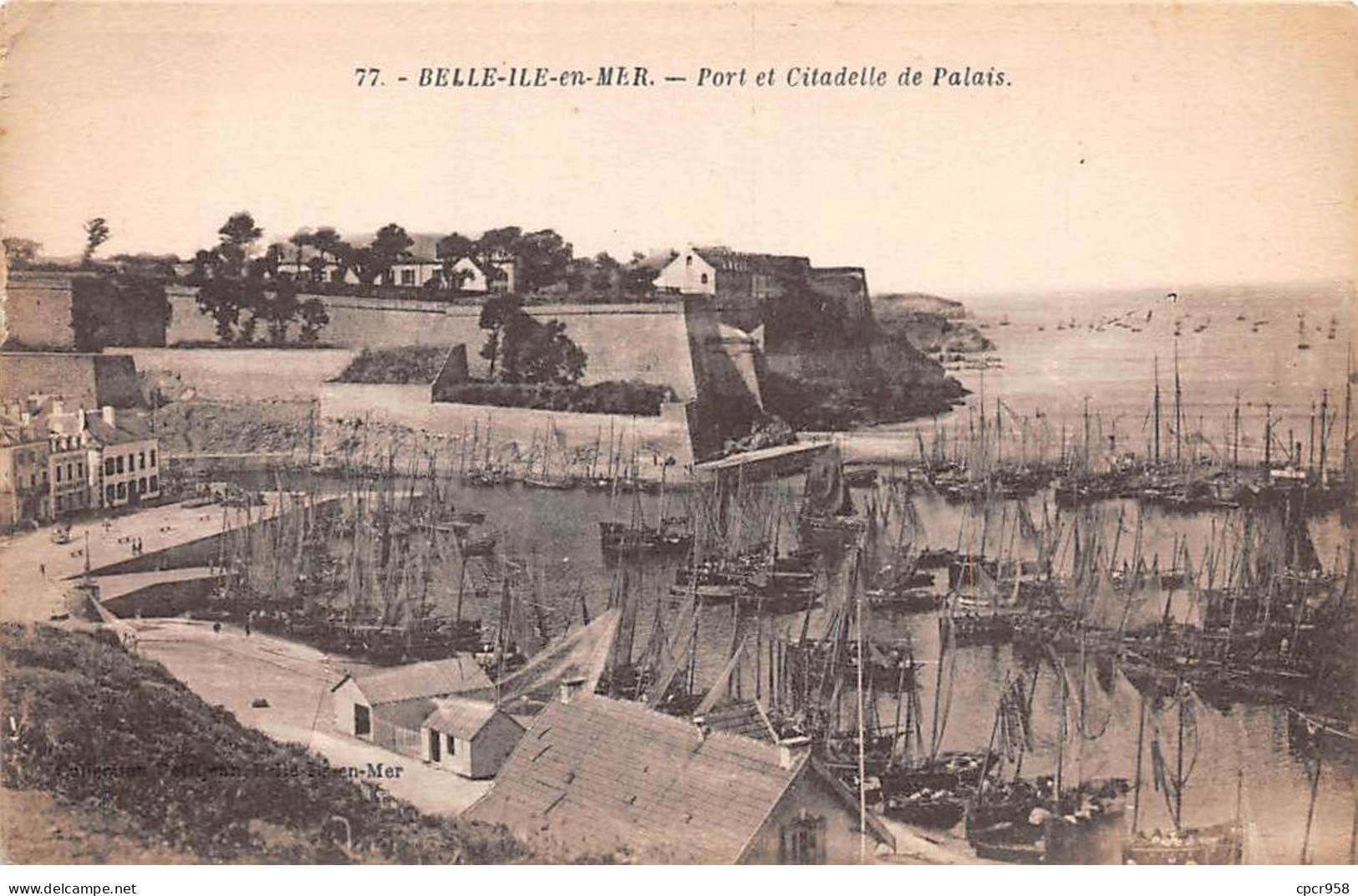 56 - BELLE ILE EN MER - SAN47591 - Port Et Citadelle De Palais - Belle Ile En Mer