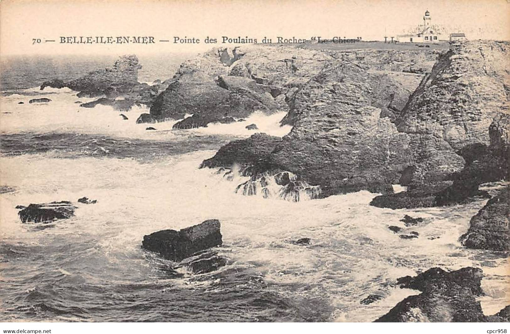 56 - BELLE ILE EN MER - SAN47588 - Pointe Des Poulains Du Rocher "Le Chien" - Belle Ile En Mer