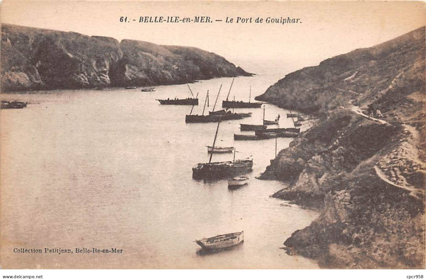 56 - BELLE ILE EN MER - SAN47596 - Le Port De Goulphar - Belle Ile En Mer