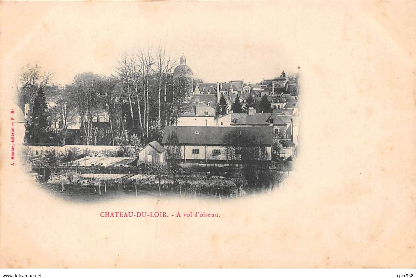 72 - CHATEAU DU LOIR - SAN47748 - A Vol D'Oiseau - Chateau Du Loir