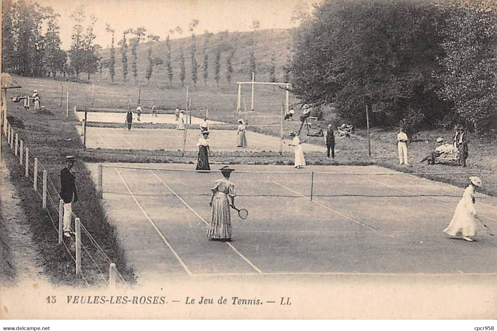 76 - VEULES LES ROSES - SAN47803 - Le Jeu De Tennis - Veules Les Roses