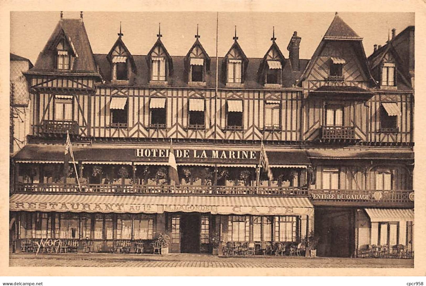 76 - CAUDEBEC EN CAUX - SAN47800 - Hôtel De La Marine - Façade Sur La Seine - Caudebec-en-Caux
