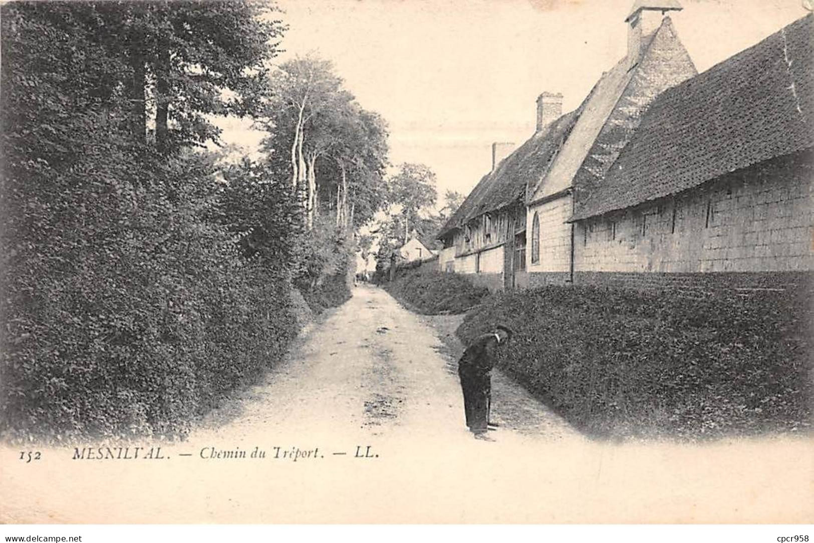 76 - MESNILVAL - SAN47802 - Chemin Du Tréport - Mesnil-Val