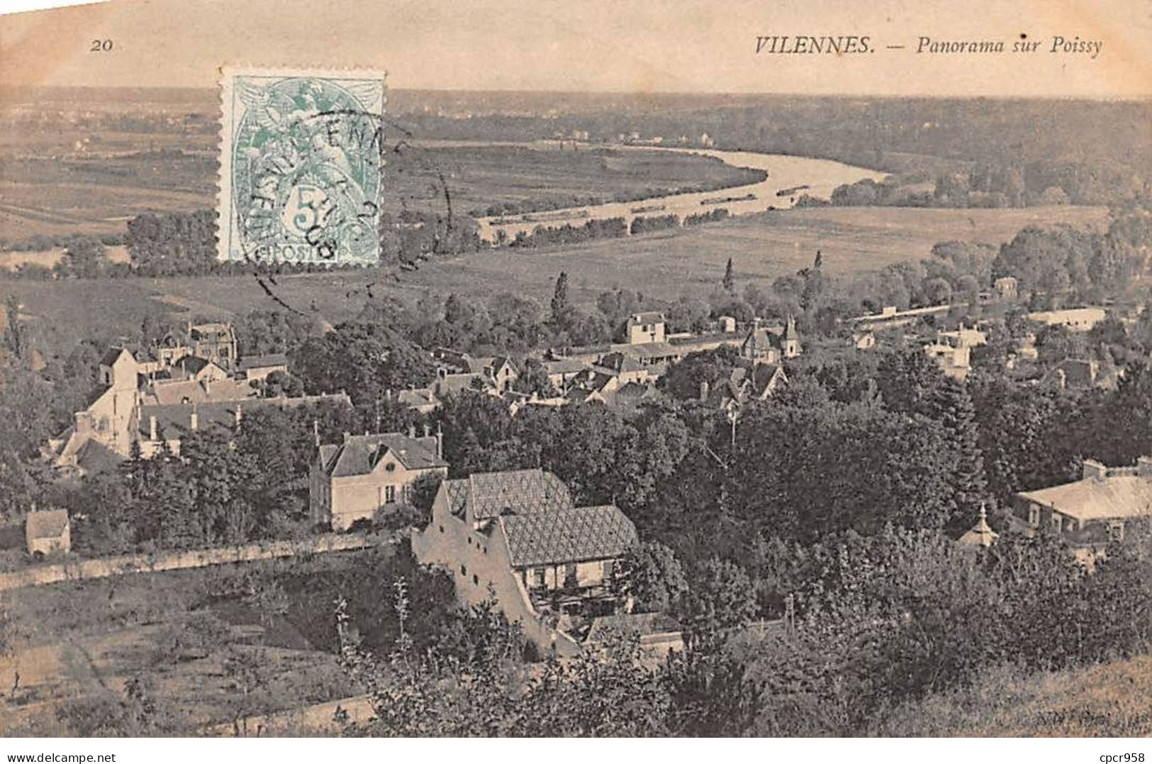 78 - VILENNES - SAN47841 - Panorama Sur Poissy - Villennes-sur-Seine