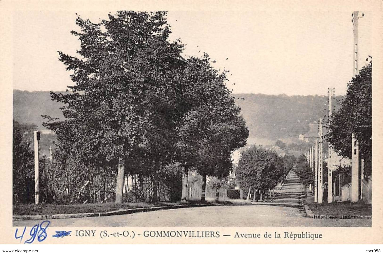 91 - IGNY - SAN47992 - Gommonvilliers - Avenue De La République - Igny