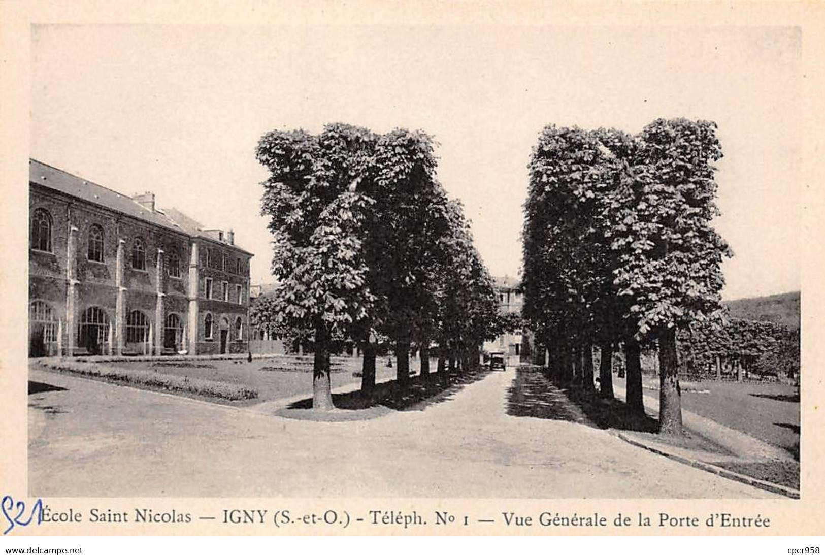 91 - IGNY - SAN47999 - Vue Générale De La Porte D'Entrée - Igny