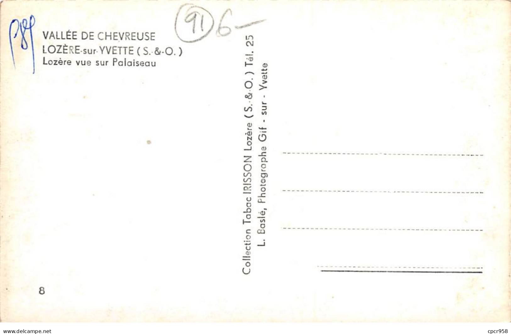 91 - LOZERE SUR YVETTE - SAN48029 - Lozère Vue Sur Palaiseau - Vallée De Chevreuse - CPSM 14x9 Cm - Sonstige & Ohne Zuordnung