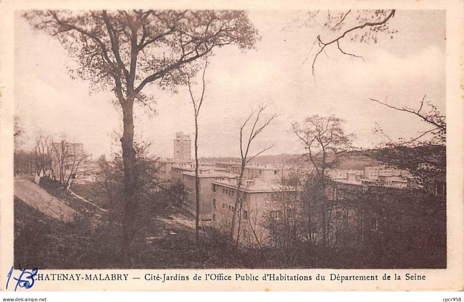 92 - CHATENAY - SAN48073 - Cité Jardins De L'Office Public D'habitations Du Département De La Seine - Chatenay Malabry