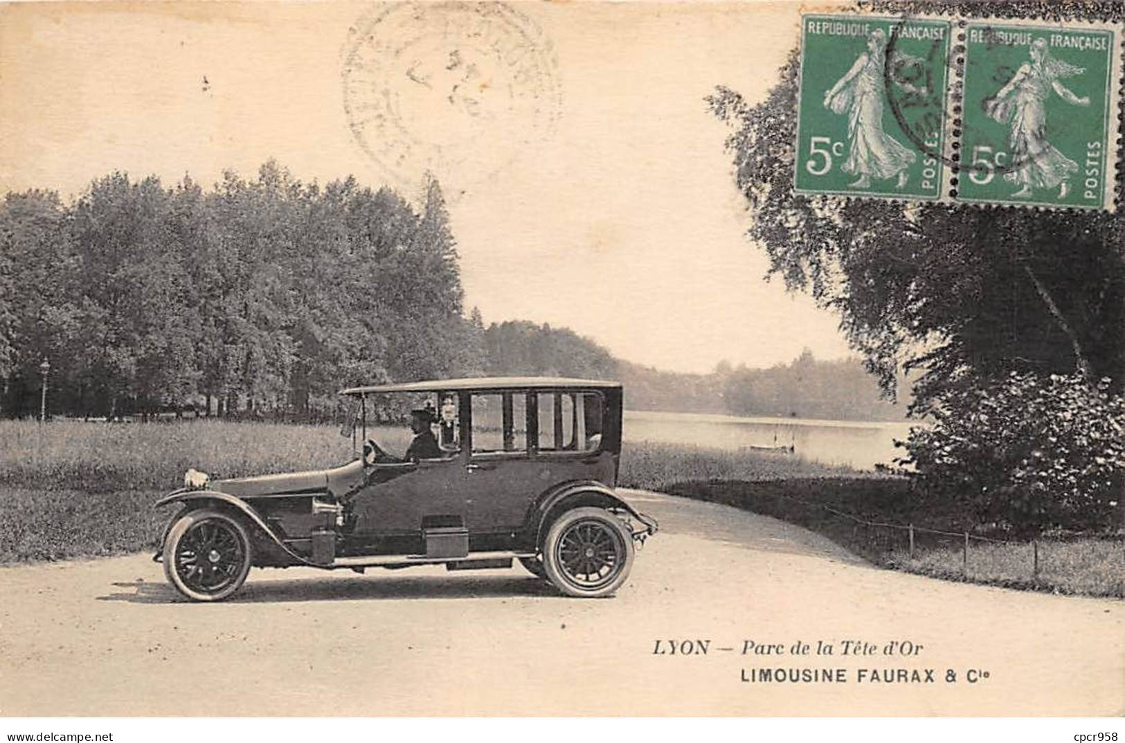 69 - LYON - SAN57184 - Limousine Faurax & Cie - Parc De La Tête D'Or - Carte Pub - Lyon 1