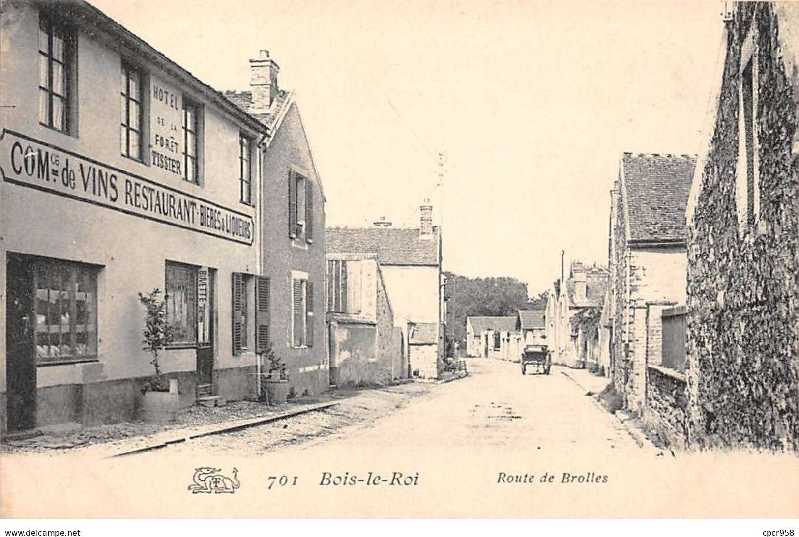 77 - BOIS LE ROI - SAN57282 - Route De Brolles - Bois Le Roi
