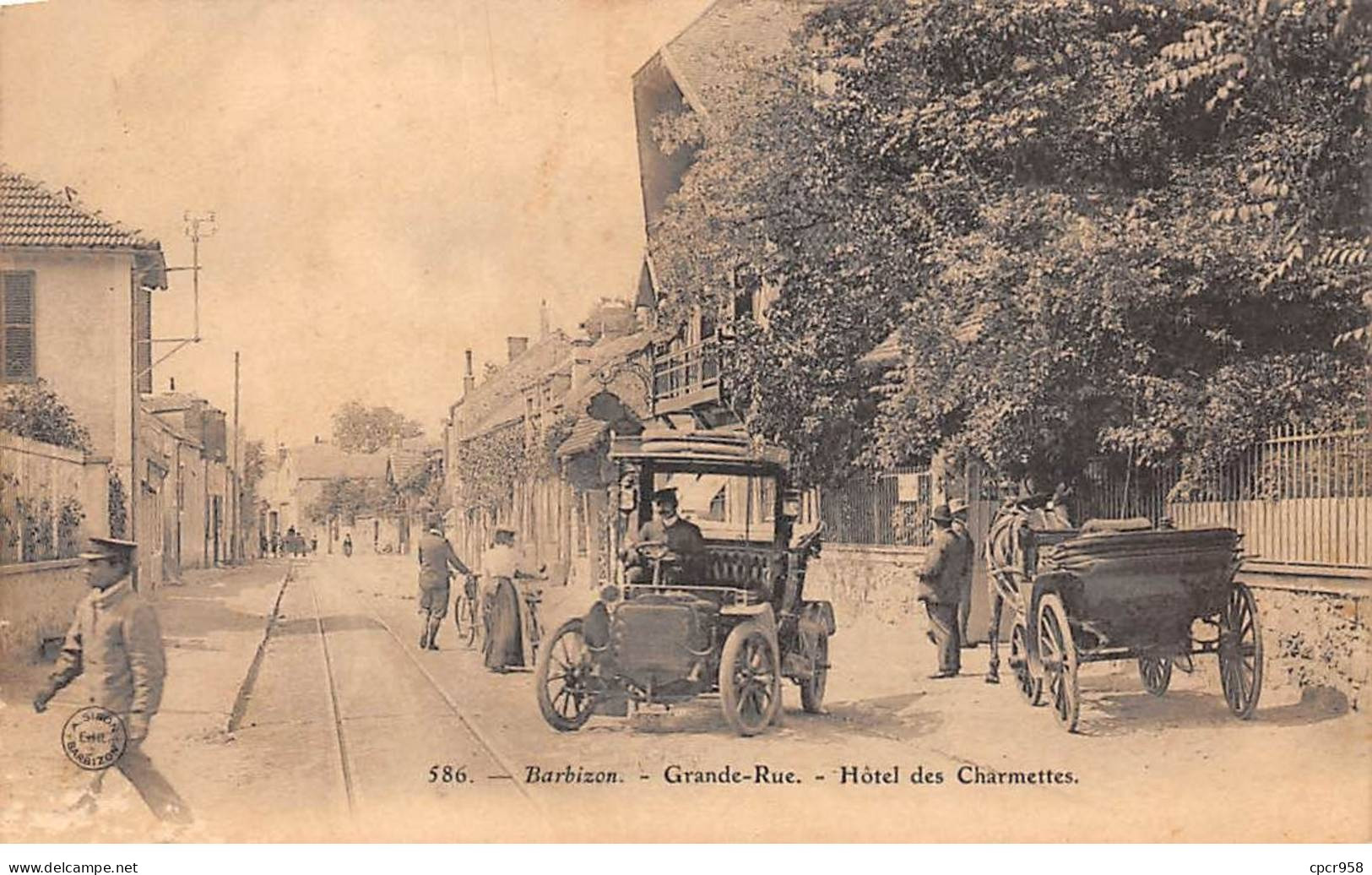 77 - BARBIZON - SAN57313 - Grande Rue - Hôtel Des Charmettes - Barbizon