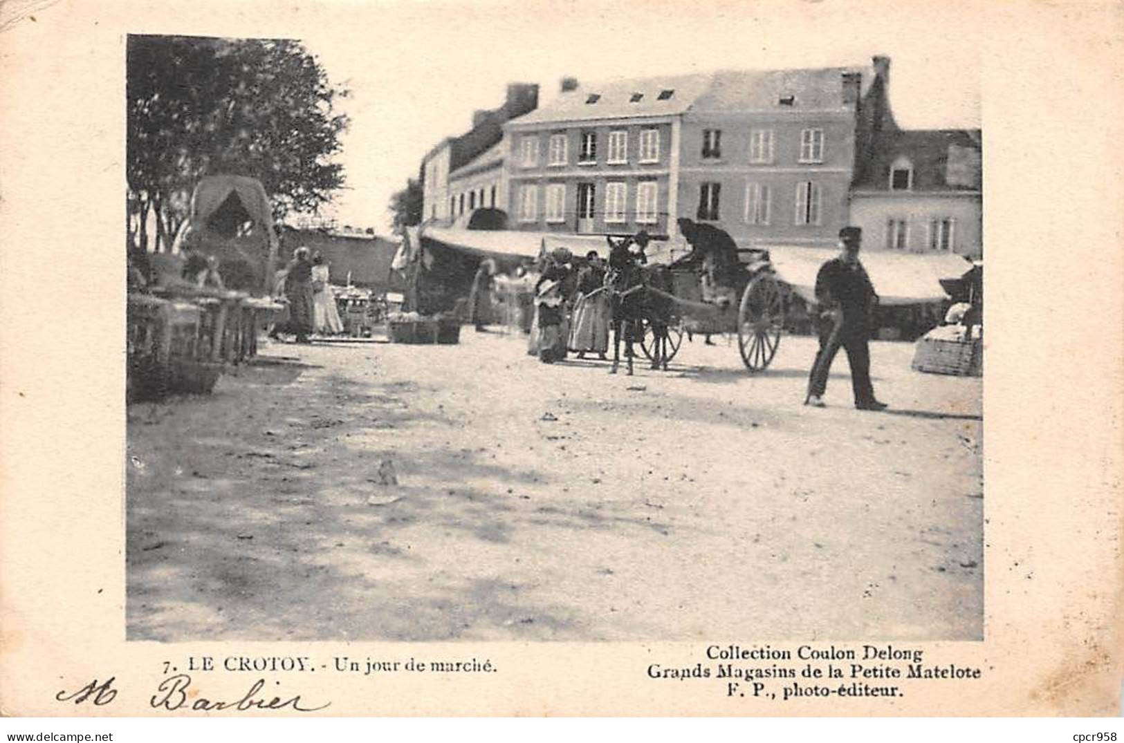 80 - LE CROTOY - SAN49447 - Un Jour De Marché - Le Crotoy