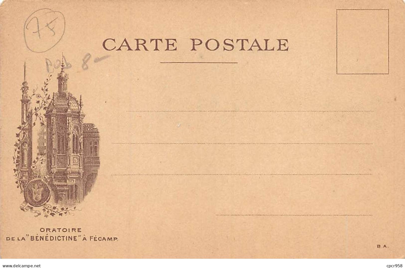 75 - PARIS - SAN53231 - Exposition Universelle Paris 1900 - Palais De L'Electricité - Oratoire "Bénédictine" -Carte Pub - Ausstellungen