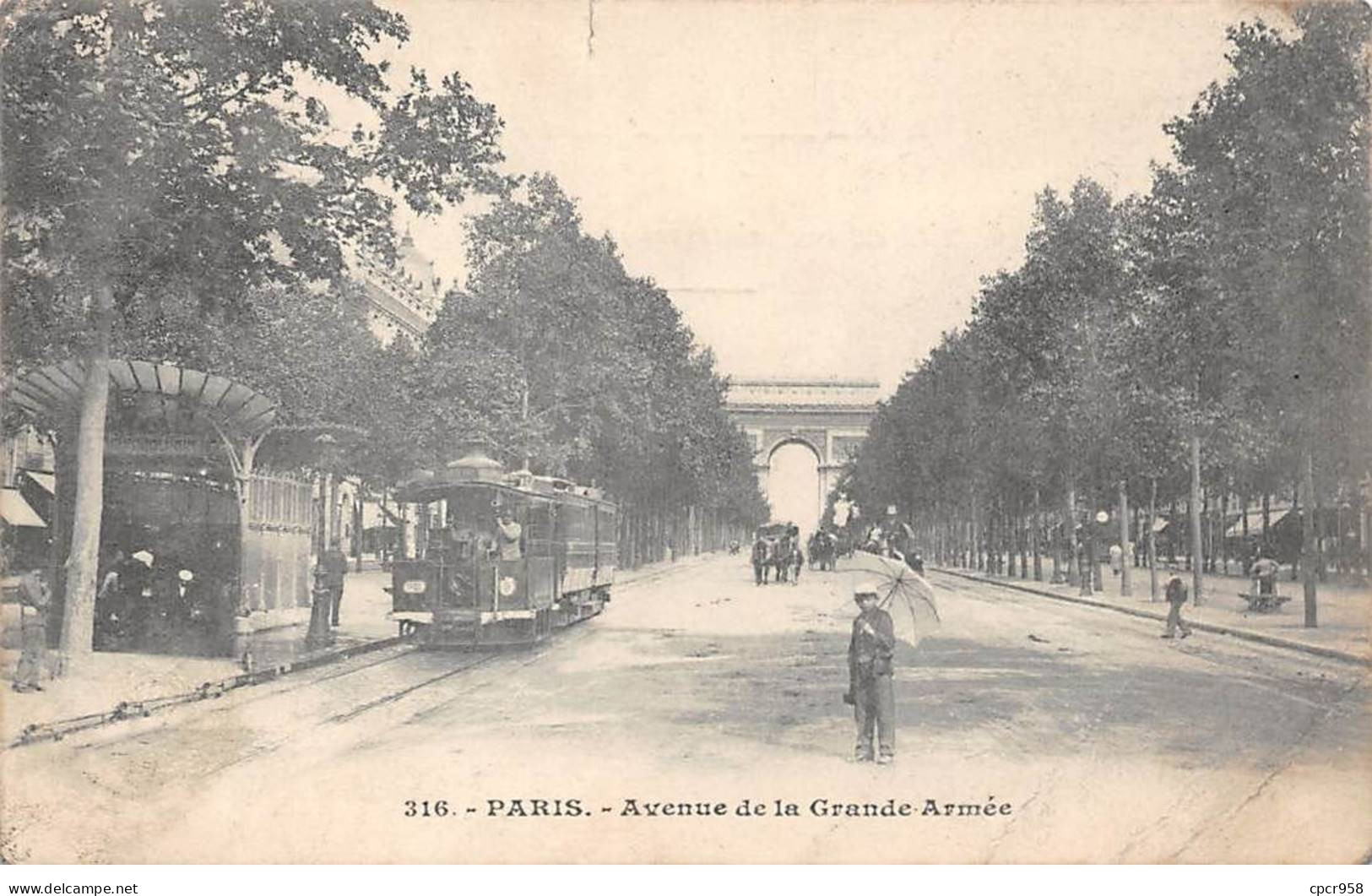 75016 - PARIS - SAN53256 - Avenue De La Grande Armée - En L'état - Arrondissement: 16