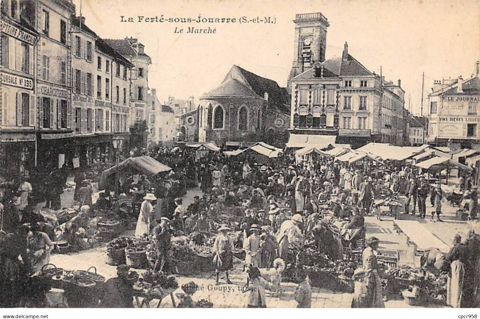 77 - LA FERTE S/JOUARRE - SAN57254 - Le Marché - La Ferte Sous Jouarre