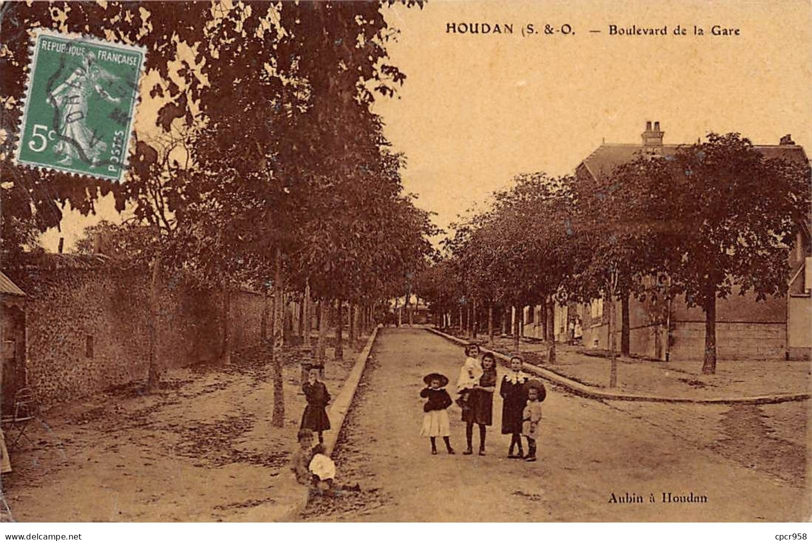 78 - HOUDAN - SAN57349 - Boulevard De La Gare - Houdan