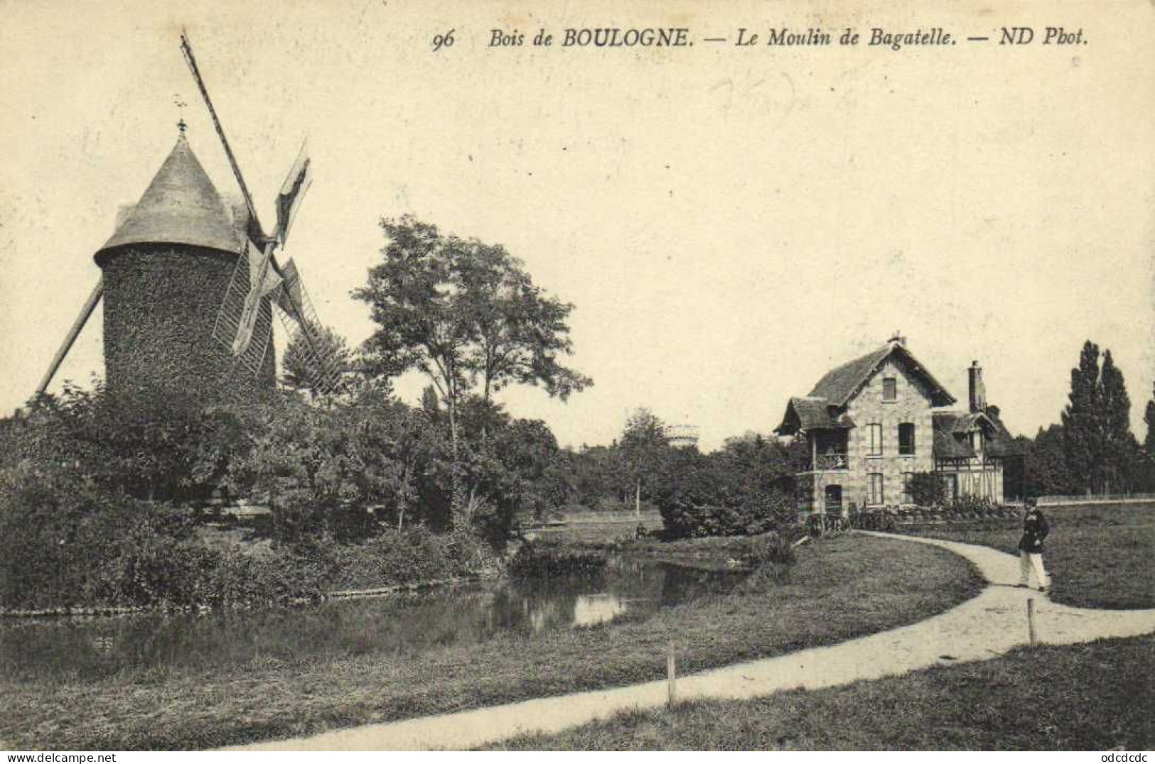 Bois De BOULOGNE  Le Moulin De Bagatelle RV - Arrondissement: 16