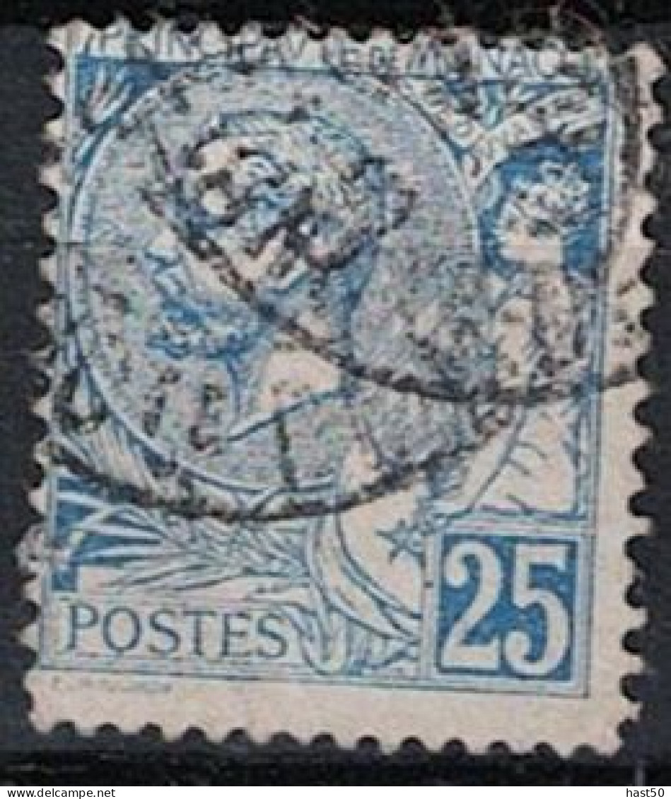 Monaco - Fürst Albert I. (MiNr: 25) 1901 - Gest Used Obl - Usati