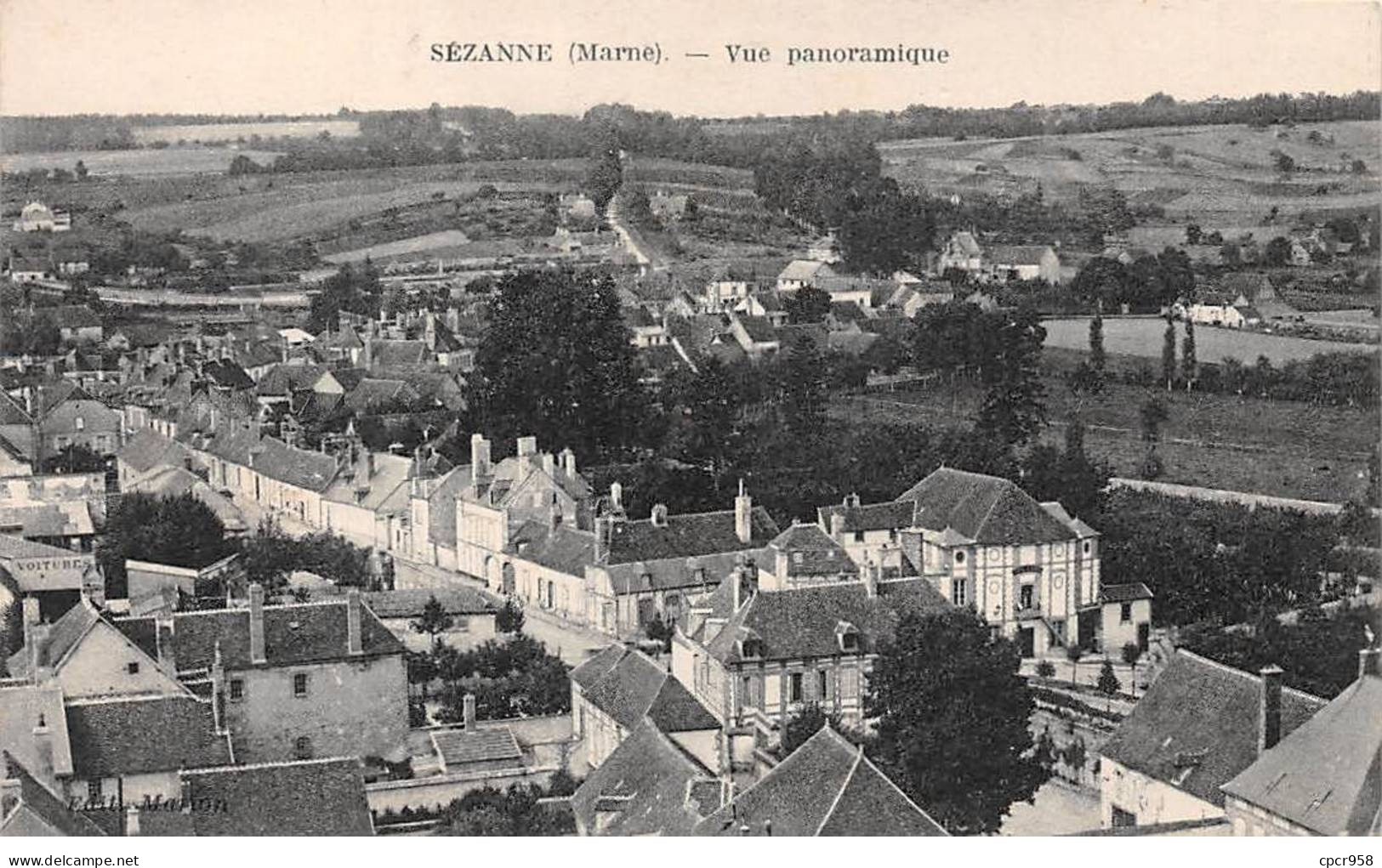 51 - SEZANNE - SAN47482 - Vue Panoramique - Sezanne