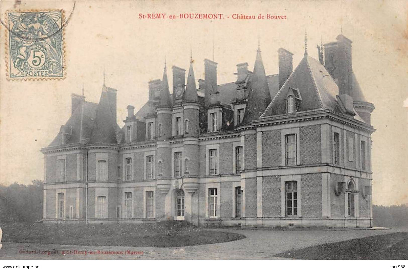 51 - ST REMY EN BOUZEMONT - SAN47494 - Château De Bouvet - Saint Remy En Bouzemont