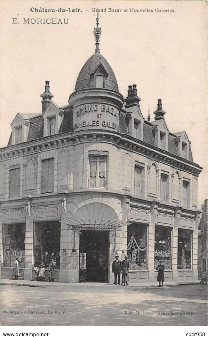 72 - CHATEAU DU LOIR - SAN50669 - Grand Bazar Et Nouvelles Galeries - E. Moriceau - Chateau Du Loir