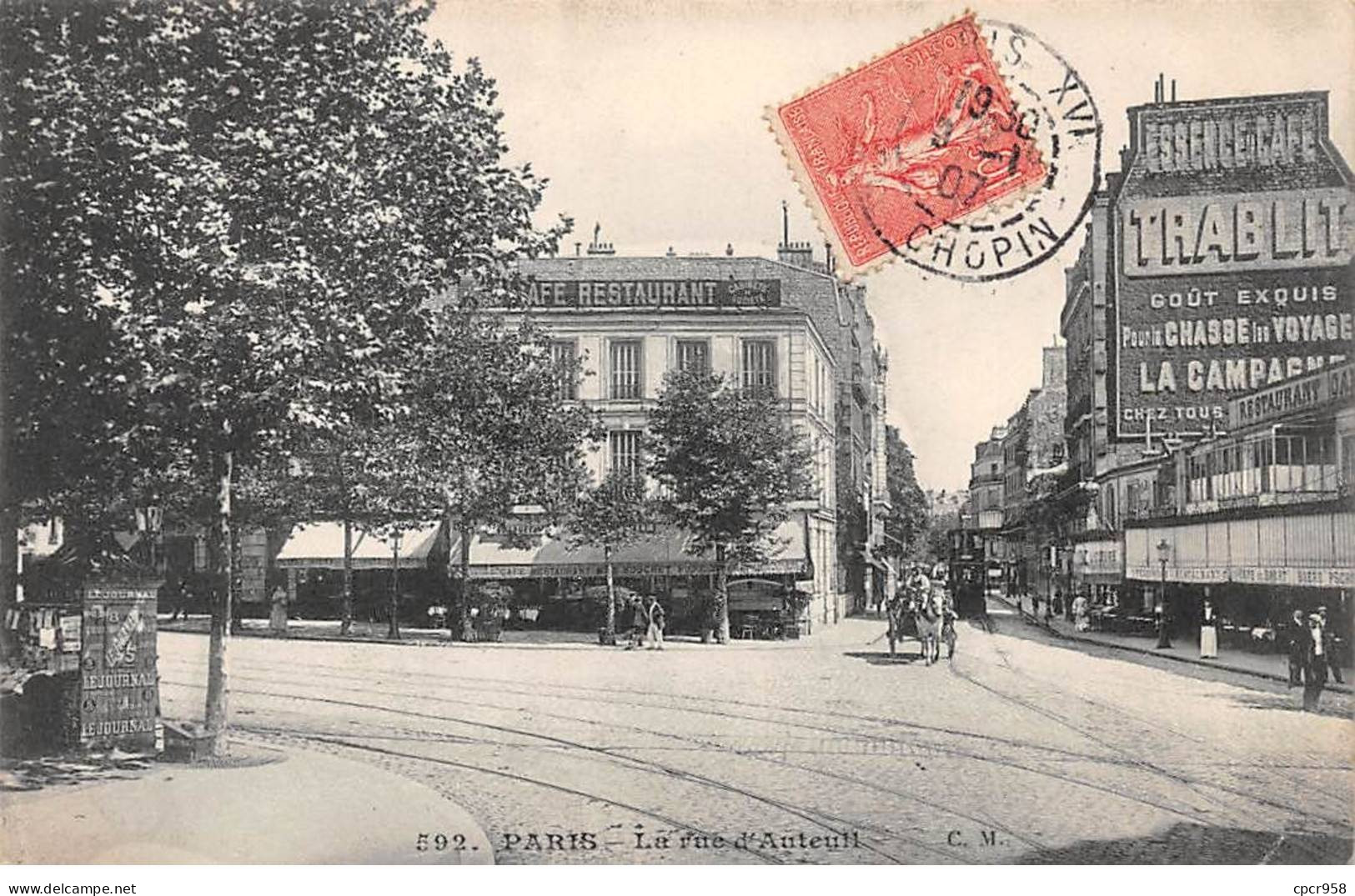 75016 - PARIS - SAN50706 - La Rue D'Auteuil - Arrondissement: 16